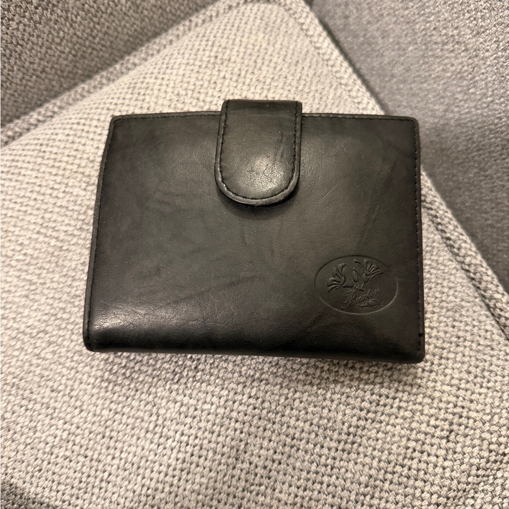 Buxton Black Leather Wallet